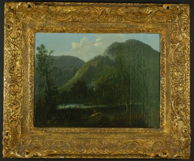 Rydal Hall, कैनवास पर c.1790 तेल द्वारा थॉमस सौतेले रॉबर्ट्स