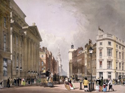 चेपसाइड और मैंशन हाउस, 1842 द्वारा थॉमस शॉटर बॉयज़