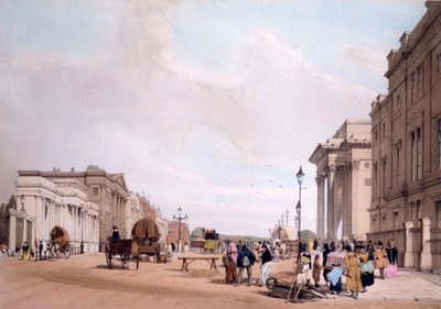 हाइड पार्क कॉर्नर, &39;लंदन से प्रकृति के रूप में बनाया गया है&39; 1842 से पिकाडिली को देख रहा है द्वारा थॉमस शॉटर बॉयज़