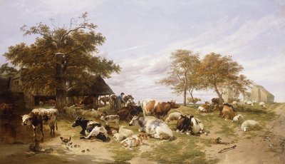 1859 में मार्शेस पर एक डेयरी फार्म द्वारा थॉमस सिडनी कूपर
