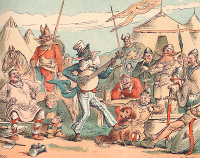 दानिश शिविर में राजा अल्फ्रेड, c1884 द्वारा थॉमस स्ट्रॉन्ग सिककॉम्ब