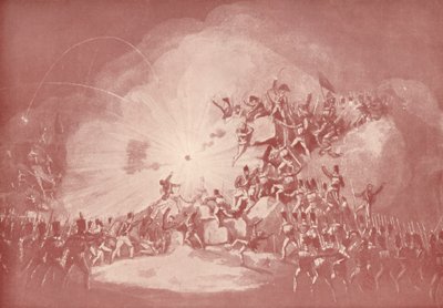 स्यूदाद रोड्रिगो का तूफान, 19 जनवरी, 1813, 1813 1909 द्वारा थॉमस सदरलैंड