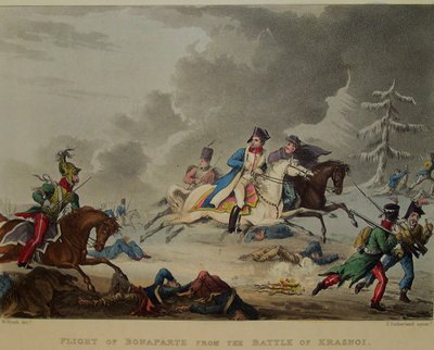 1815 के कर्सनोई की लड़ाई से बोनापार्ट की उड़ान द्वारा थॉमस सदरलैंड