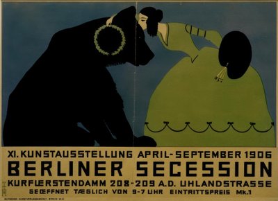 बर्लिन सेशन 1906 - टी। हेन - पोस्टर, 1906 द्वारा Thomas Theodor Heine