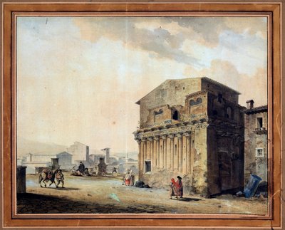 'रोम. पोंटियस पिलाट का घर, 1788। द्वारा थॉमस डी थोमोन