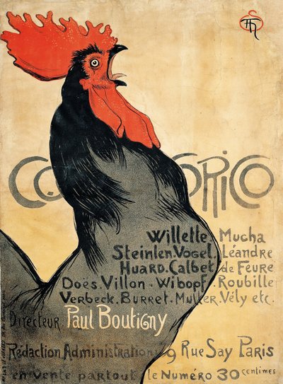 कोकरिको पोस्टर द्वारा Théophile Alexandre Steinlen