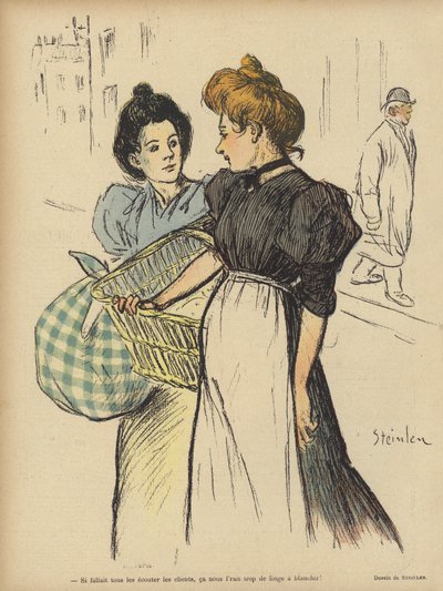 हंसी के लिए चित्रण द्वारा Théophile Alexandre Steinlen