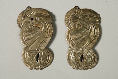 हार्स हार्नेस प्लेक, चौथी शताब्दी के अंत में ईसा पूर्व (रजत) द्वारा Thracian