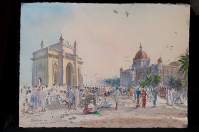 गेट ऑफ इंडिया, बॉम्बे, 2009 (wc पेपर पर) द्वारा टिम स्कॉट बोल्टन