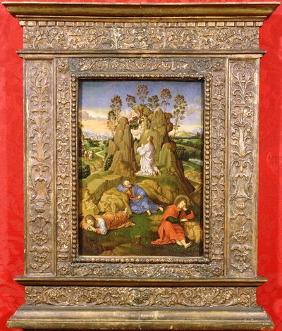 गेथसेमेन में मसीह, c.1510 (पैनल पर तेल) द्वारा टिमोटो विटी