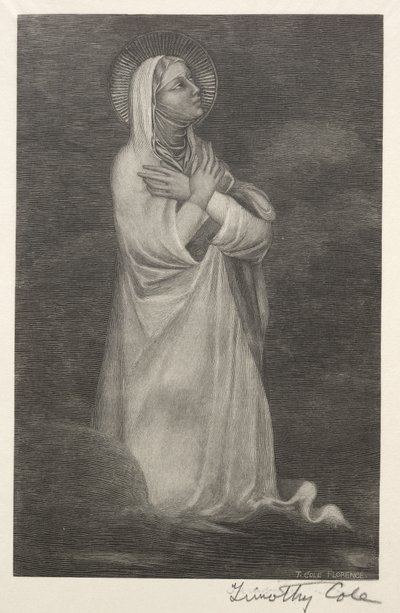 ओल्ड इटैलियन मास्टर्स: फिगर ऑफ़ द वर्जिन, 1888-1892। द्वारा टिमोथी कोल