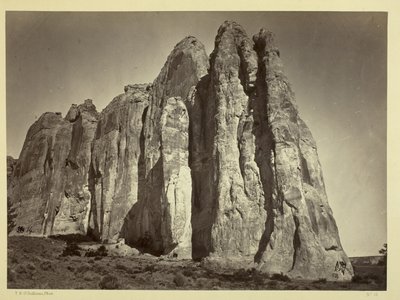 शिलालेख रॉक के दक्षिण की ओर, 1873 द्वारा टिमोथी OSullivan