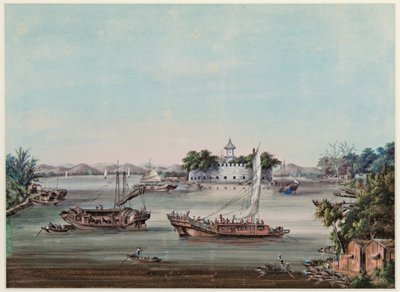 दहुआंगजिया किला, पर्ल नदी द्वारा Tingqua