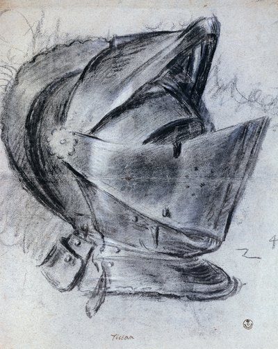 टिटियन द्वारा हेलमेट (लगभग 1490-1576), ड्राइंग द्वारा टिटियन (c.1488-1576)