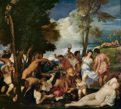एंड्रियांस, c.1523-4 (कैनवास पर तेल) द्वारा टिज़ियानो वेकेली