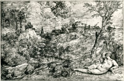 मेडोर और एंजेलिका या जेसन और मेडिया, c1535-1545, 1937 द्वारा टिज़ियानो वेकेली