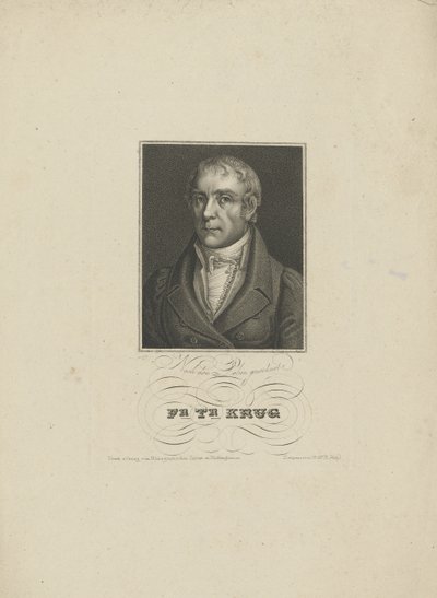 विल्हेम ट्रुगोट क्रुग का पोर्ट्रेट 1770-1842, 1828-1829। द्वारा टोबियास फाल्के