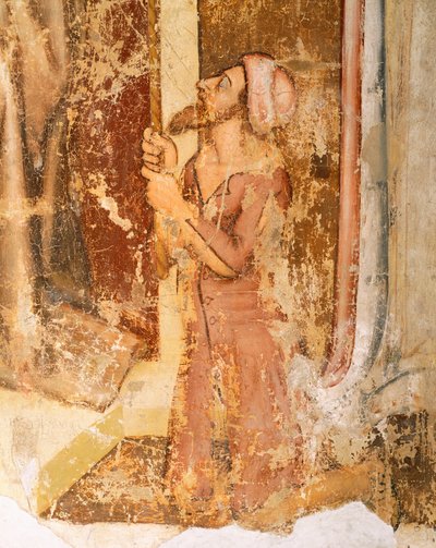 टॉमासो दा मोडेना (1326-1379), फ़्रेस्को, चर्च ऑफ़ सैन निकोलो, ट्रेविसो द्वारा दाताओं का चित्रण, सेंट रोमुआल्ड से विवरण द्वारा टोमासो दा (15वीं शताब्दी के अंत में) मोडेना