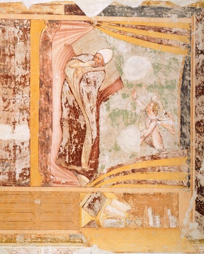 पोप का सपना, टॉमासो दा मोडेना (1326-1379), फ्रेस्को, चर्च ऑफ सांता कैटरिना, ट्रेविसो द्वारा सेंट उर्सुला की कहानियों से विस्तार द्वारा टोमासो दा (15वीं शताब्दी के अंत में) मोडेना