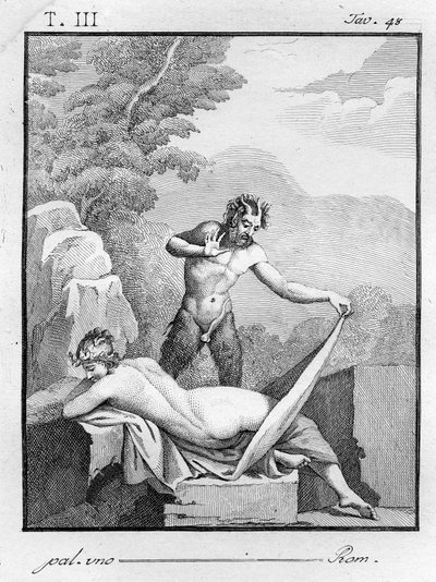 व्यंग्य एक अप्सरा, 1804 को व्यक्त करता है द्वारा तोमासो पिरोली