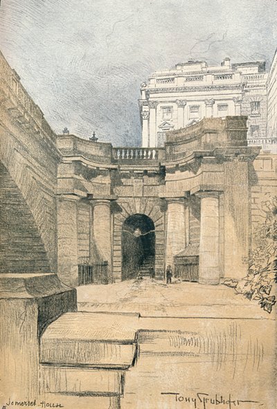 समरसेट हाउस, c1902 द्वारा टोनी ग्रुबोहोफर