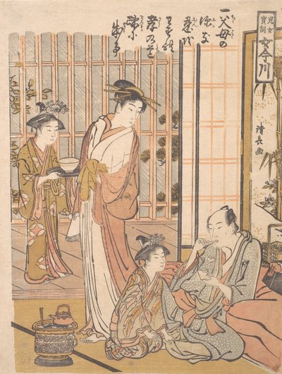 Filial Piety को भूल जाना, ca. 1781. द्वारा तोरी कियोनगा