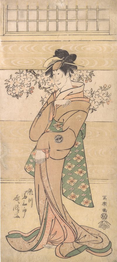 गीशा असका के रूप में अभिनेता सेगावा टॉमिसबुरो II, 1794-95। द्वारा तोषुसाई शरकू