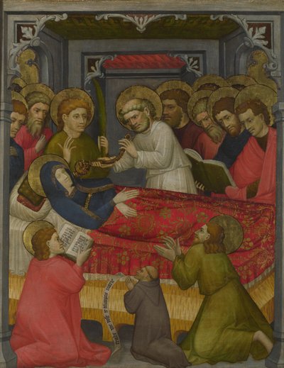 द डेथ ऑफ़ द वर्जिन, c.1425 द्वारा टायरोलिस