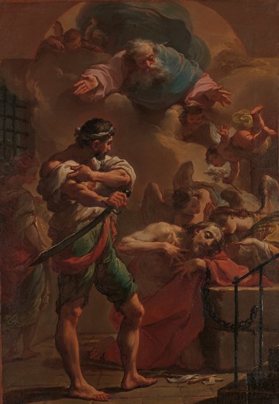 सेंट जॉन द बैपटिस्ट का निष्पादन, कै। 1770। द्वारा उबलडो गंडोल्फी
