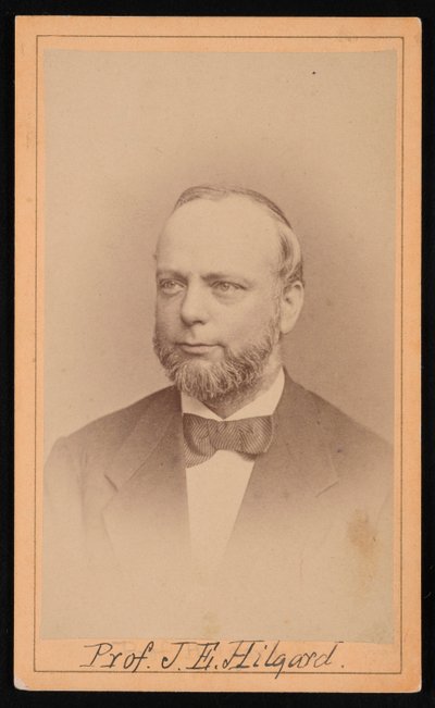 जूलियस इरास्मस हिलगार्ड का पोर्ट्रेट 1825-1891, 1873। द्वारा उल्के ब्रोस