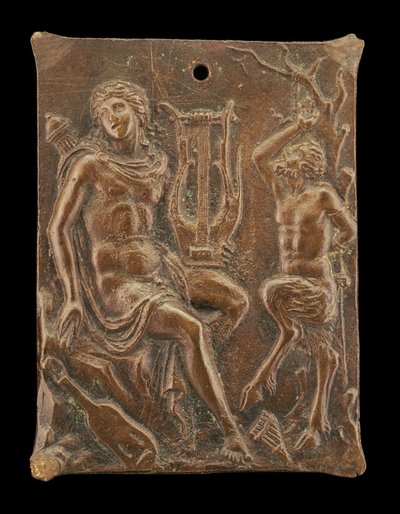 अपोलो और Marsyas, 16 वीं सदी की शुरुआत में। द्वारा Ulocrino