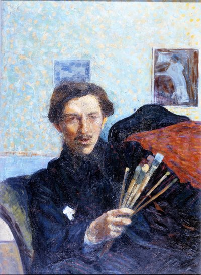 1908 में Umberto Boccioni का स्व-चित्र। ब्रेरा आर्ट गैलरी मिलान। द्वारा अम्बर्टो बोकोनि