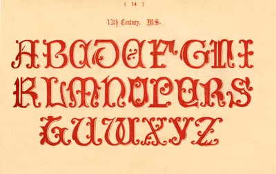 13 वीं सदी। एमएस।, 1862 द्वारा अज्ञात