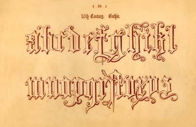 16 वीं शताब्दी। गोथिक।, 1862 द्वारा अज्ञात