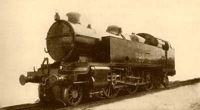 2-6-4 टैंक इंजन, दक्षिणी रेलवे, 1930। द्वारा अज्ञात
