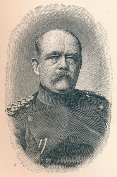 3 - ओट्टो वान बिस्मार्क एट चार स्टेज़ ऑफ़ हिज़ कैरियर, 1907 द्वारा अज्ञात
