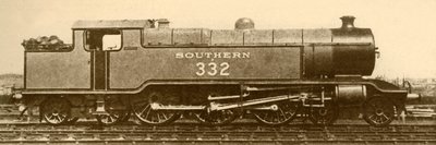 4-6-4 बाल्टिक टैंक इंजन, दक्षिणी रेलवे, 1930। द्वारा अज्ञात