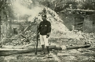 एक बेल्जियम चौकी, 1919। द्वारा अज्ञात