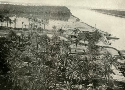 टाइग्रिस नदी पर एक ब्रिटिश स्थिति, 1919। द्वारा अज्ञात