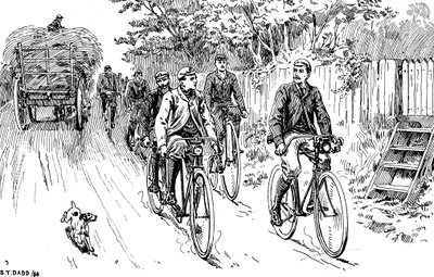 देश की सवारी के लिए एक ब्रिटिश साइकिल क्लब, 1895 द्वारा अज्ञात