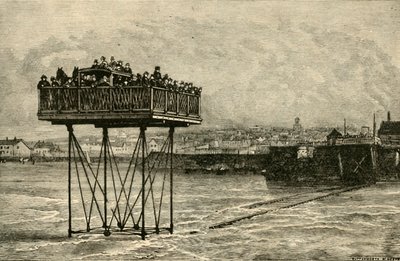 ए क्यूरियस रोलिंग ब्रिज, 1882। द्वारा अज्ञात