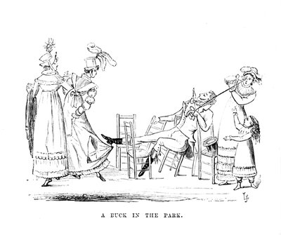 पार्क में एक बतख, c1870 द्वारा अज्ञात
