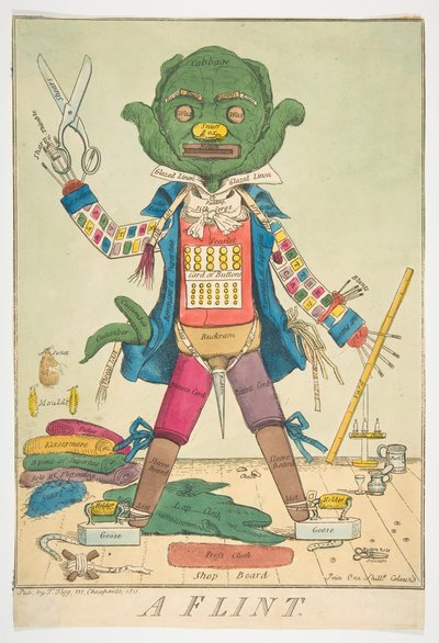 ए फ्लिंट, 1811। द्वारा अज्ञात