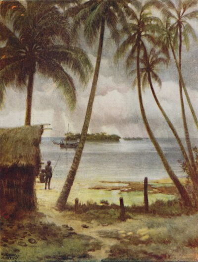 ए लैगून, सोलोमन द्वीप, 1923। द्वारा अज्ञात