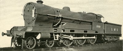 एलएमएस पर एक लीडिंग एक्सप्रेस टाइप - द रेबिल्ट क्लैगटन।, c1930। द्वारा अज्ञात