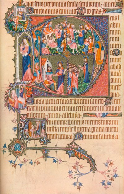 एगर्टन बोहुन Psalter- घंटे, 1370, 1937 से एक पृष्ठ द्वारा अज्ञात