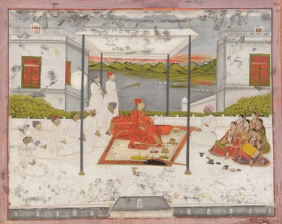 दर्शकों को संभाले हुए एक राजकुमार, सीए। 1750. द्वारा अज्ञात