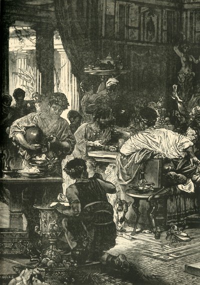 एक रोमन भोज, 1890। द्वारा अज्ञात