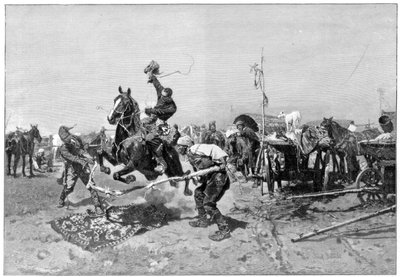 एक रूसी घोड़ा मेला, 1894 द्वारा अज्ञात