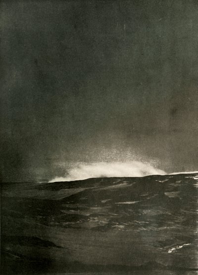 माउंट बर्ड पर एक भाप विस्फोट, c1908, 1909। द्वारा अज्ञात